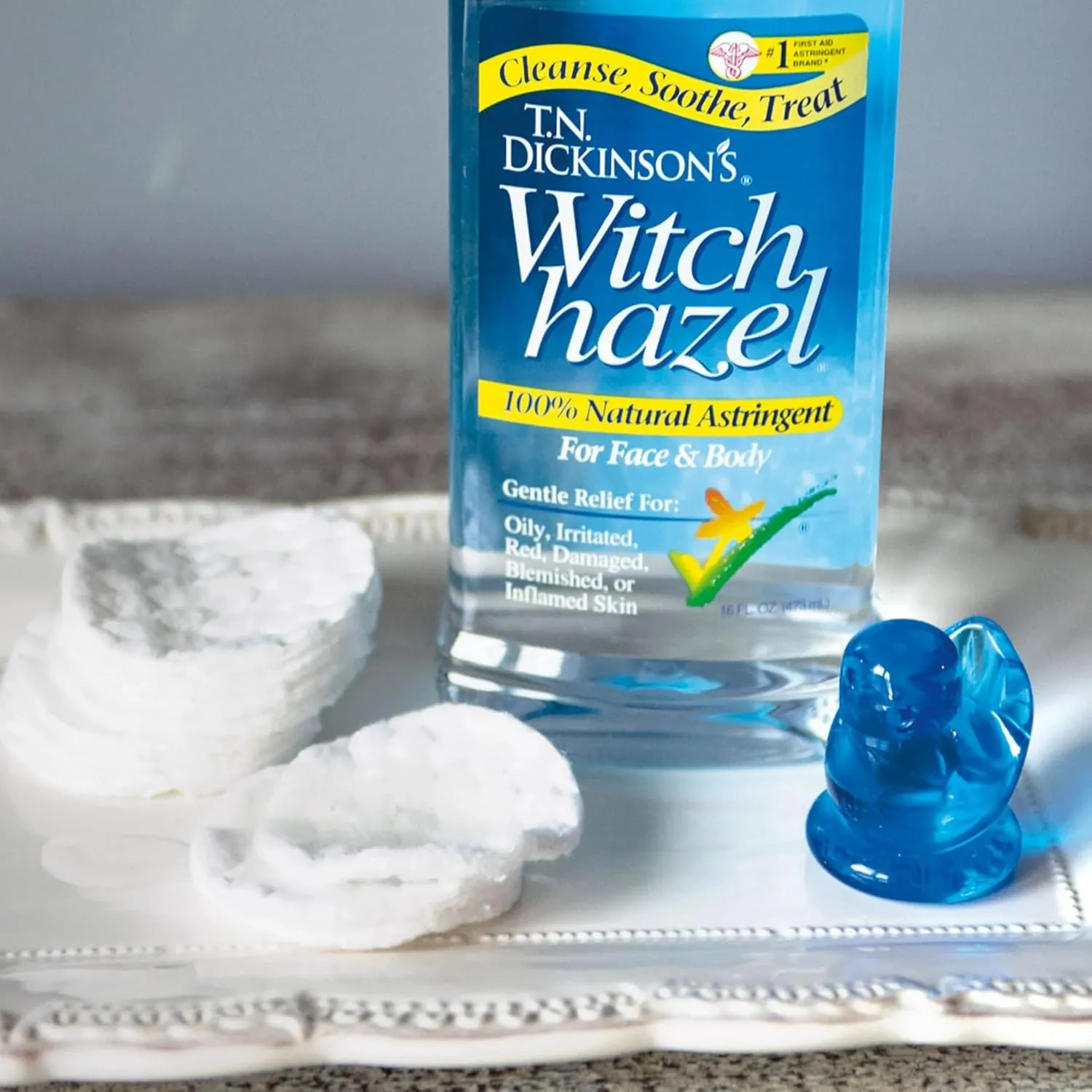 T.N. Dickinson's Astringent, 100% Natural, Witch Hazel 16 fl oz (473 ml) (2 Pack)