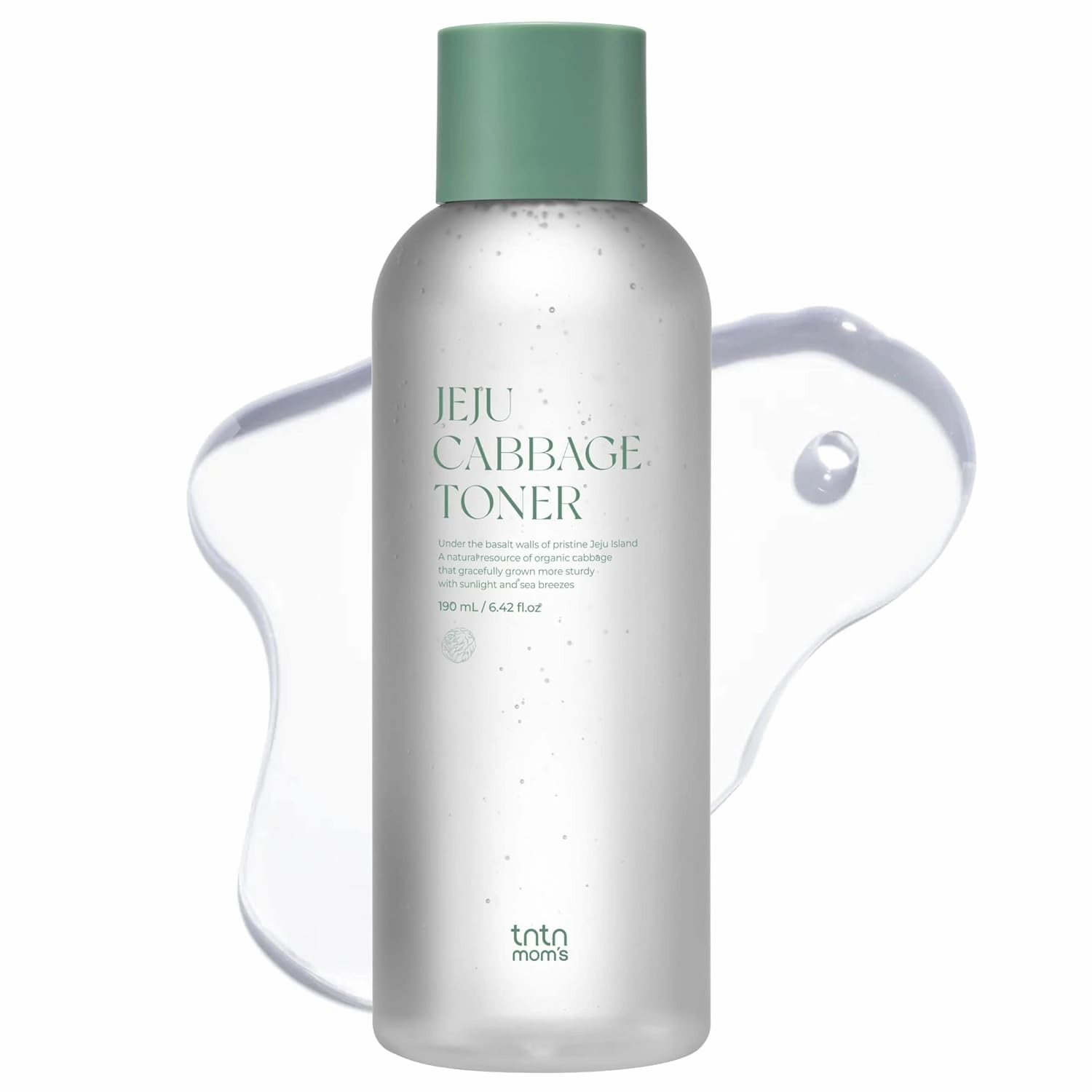TNTN MOM'S Vegan Jeju Cabbage Toner Lotion Anti-Aging Collagen Lightweight Organic Fragrance Free Soothing Calming Refresh Care