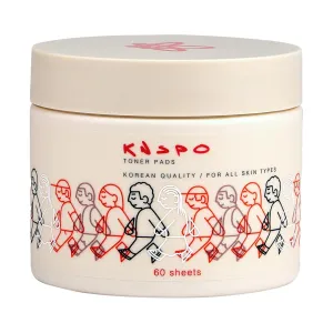Toner Pads - Pre-Soaked Toner Pads with Korean Skincare - Balancing Face Toner - Hydrating Toner Pads for All Skin Types - 60 pc