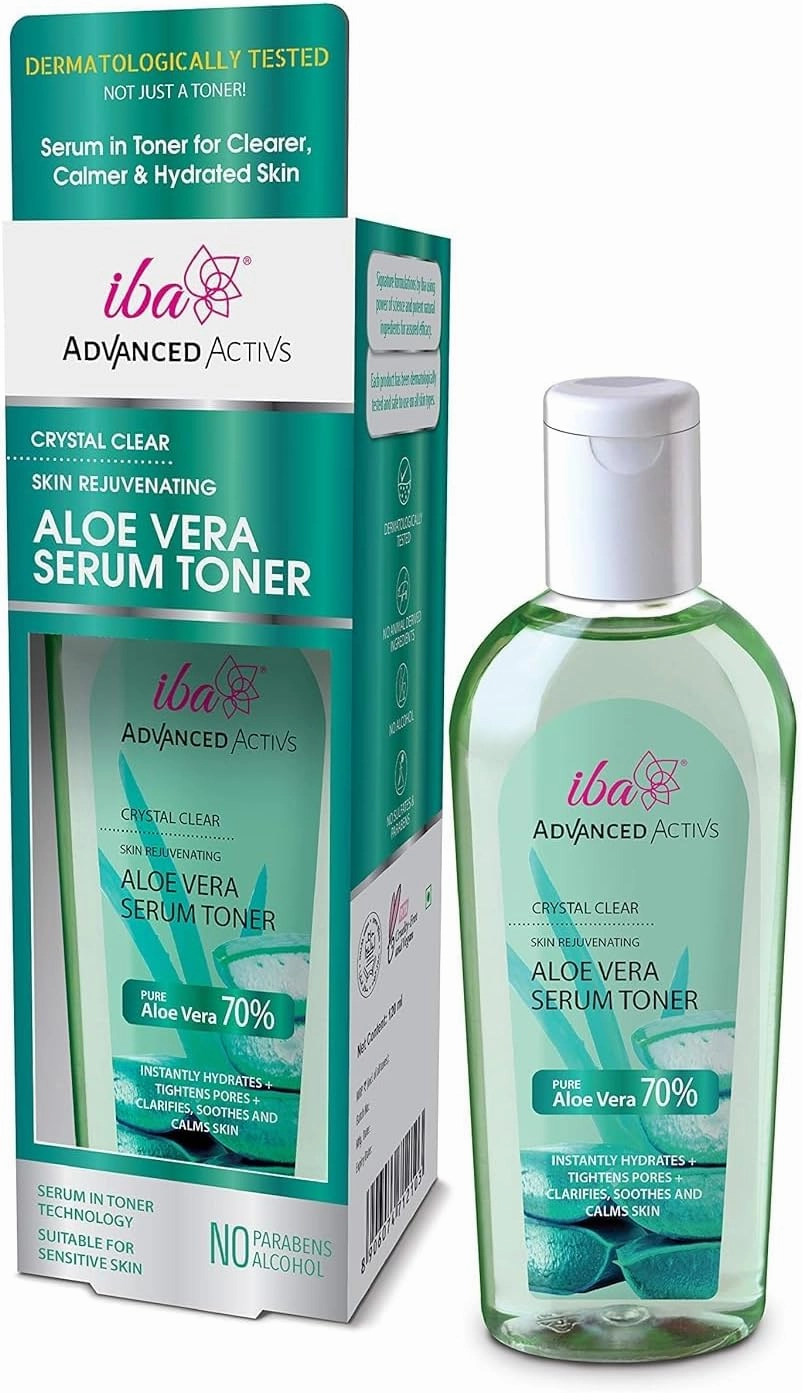 Toner, 130ml with Turmeric, Sandalwood extracts for Pore Minimizing and Glow (Aloe Vera Serum Toner)