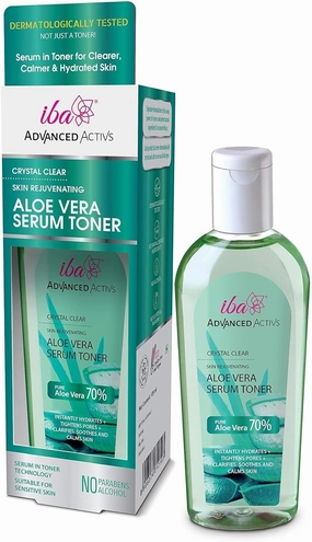 Toner, 130ml with Turmeric, Sandalwood extracts for Pore Minimizing and Glow (Aloe Vera Serum Toner)