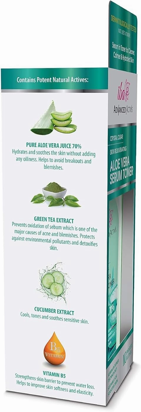Toner, 130ml with Turmeric, Sandalwood extracts for Pore Minimizing and Glow (Aloe Vera Serum Toner)
