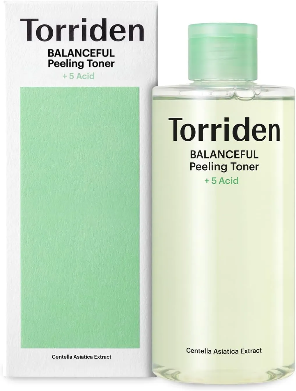 Torriden BALANCEFUL Peeling Toner 250ml(8.45 fl.oz) / Gentle exfoliating Toner with Centella Asiatica Extract, Capryloyl Salicylic Acid and Betaine Salicylate