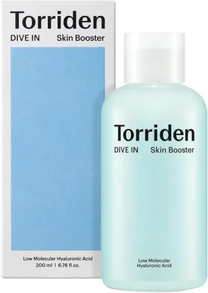 Torriden Dive in Skin Booster 200ml (6.76 fl. oz.) | Deep Nourishing Facial Toner for Dry, Sensitive Skin | Hyaluronic Acid, Panthenol, Ceramide
