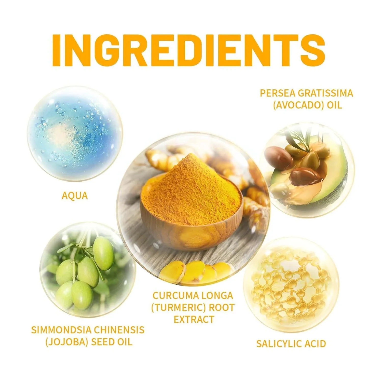 Turmeric Glow Combo Skincare Set, Turmeric Skin Care Set, Turmeric Glow Face Wash, Turmeric Scrub Glow Butter and Glow Butter, Face Care Set for Women (Cleanser/Scrub/Ginger Oil/Toner/Essence Set)