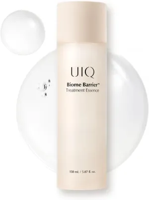 UIQ Biome Barrier Treatment Essence Nourishing, Hydrating, Moisturizing Toner l Korean Skincare for All Skin Types | Daily Gentle Dead Skin Cell Care I Glow Skin Radiance 5.07 fl.oz /150ml