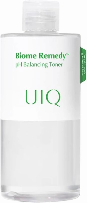 UIQ Biome Remedy pH Balancing Toner 10.14 fl. oz., Korean Skincare - Exfoliating Soothing PH Balancing Toner for Sensitive Skin