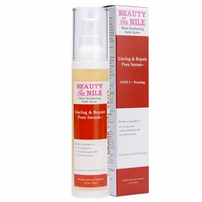 Unclog & Repair Pore Serum™ for Skin-of-Color, Fights Acne Reduces Spots Oil Breakouts Pores, Salicylic Acid Green Tea, 1.7 Oz, Beauty of the Nile®