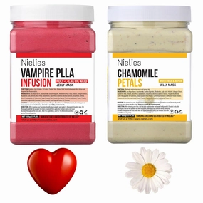 Vampire & Chamomile Patel Jelly Mask Set, Face Mask For Instant Hydration, Smoothing, Anti-Aging