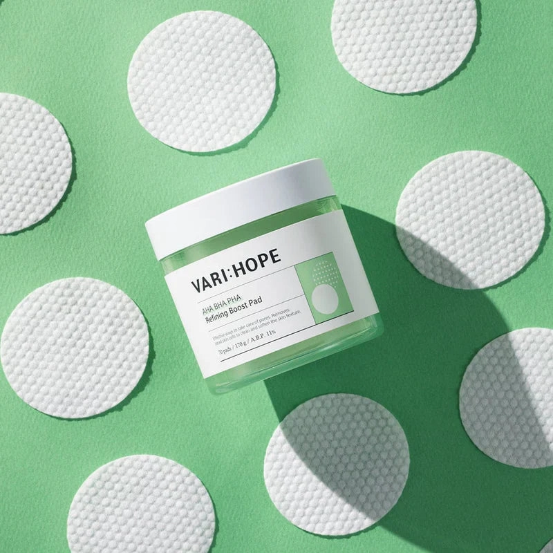 VARIHOPE AHA BHA PHA Refining Boost Pad 70pads/170g