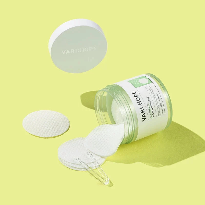 VARIHOPE AHA BHA PHA Refining Boost Pad 70pads/170g