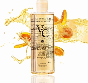 VC Toner - Hydrating & Rejuvenating Facial Essence, Refreshing Water Lotion for All Skin Types, Deep Moisturizing to Enhance Skin Elasticity & Glow, Sensitive-Safe Pore Care (500ml)