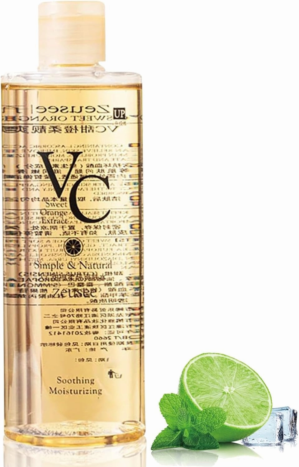 VC Toner, Hydrating Toners, Korean Vitamin C Moisturizing Toner, Refreshing Texture, for Skin Care Routine(300ml)
