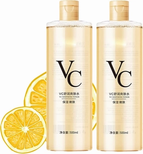 Vc Toner Intensive Brightening 500 Ml, Vitamin C Moisturizing Toner with Hyaluronic Acid & Centella Asiatica – Minimizes Pores & Soothes Dry (2)