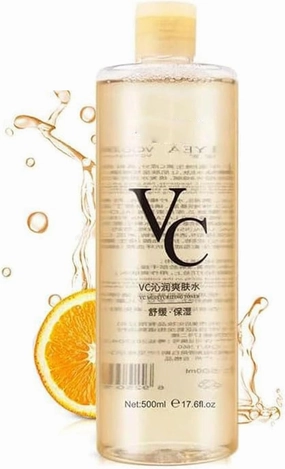 Vc Toner Intensive Brightening, Vc Toner Intensive Whitening, 𝐕𝐜 Soothing 𝐓𝐨𝐧𝐞𝐫 Korean, Hydrating Facial 𝐓𝐨𝐧𝐞𝐫 with Hyaluronic Acid – Minimizes Pores & Soothes Dry (1PCS)