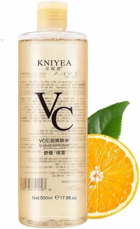 VC Toner Intensive Brightening, VC Toner, Vitamin C Moisturizing Toners, Refreshing Texture Easy to Absorb Leaving Skin Hydrated and Shiny