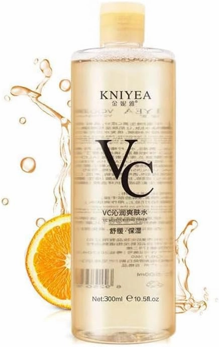 VC Toner Intensive Brightening, Vitamin C Moisturizing Toner, 500 ml (17.6 fl oz) – Hydrating Facial Toner with Hyaluronic Acid & Centella Asiatica – Minimizes Pores & Soothes Dry (300ml)