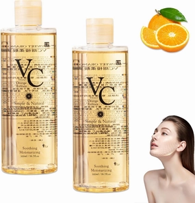 Vc Toner Intensive Brightening, Vitamin C Moisturizing Toner, Vc Toners Intensive Whitening, vc Toners Moisturizing Vitamin C, Enlarged Pores - Skincare for Face Hydrating (300ml*2pcs)
