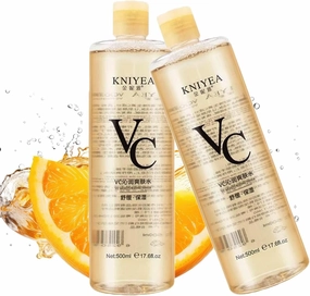 VC Toner Intensive, Vitamin C Moisturizing Toner, 500 ml 2pcs(17.6 fl oz) – Hydrating Facial Toners with Hyaluronic Acid – Minimizes Pores & Soothes Dry