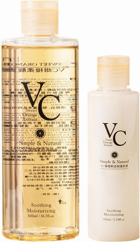 VC Toner Intensive, Vitamin C Moisturizing Toner, 500ml Moisturizing, Anti-wrinkle Facial Serum, Fresh Texture, Easy To Absorb, Soothes Dry Skin (Toner  Lotion)