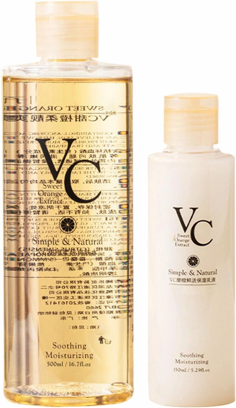 VC Toner Intensive, Vitamin C Moisturizing Toner, 500ml Moisturizing, Anti-wrinkle Facial Serum, Fresh Texture, Easy To Absorb, Soothes Dry Skin (Toner  Lotion)