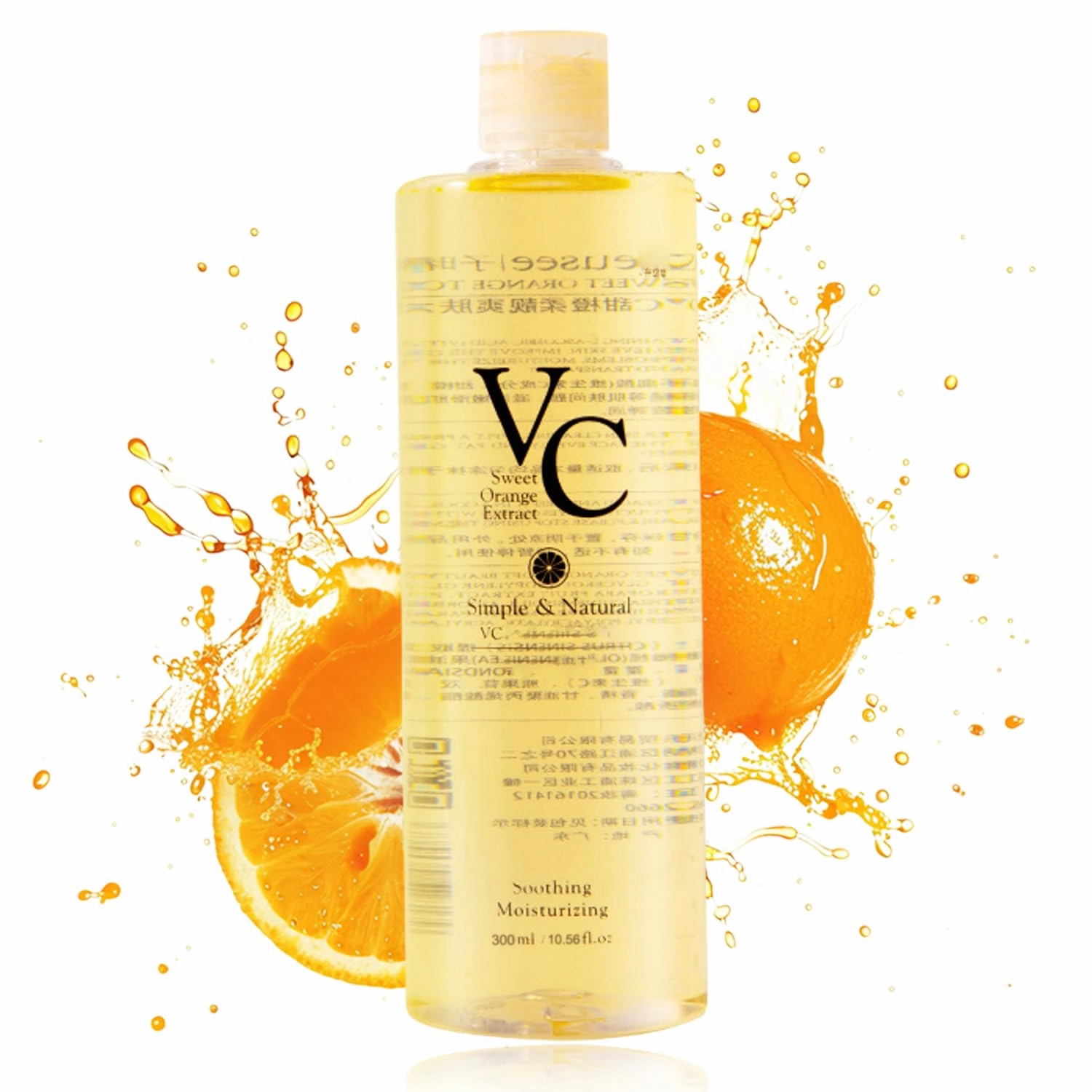 VC Toner Intensive, Vitamin C Moisturizing Toner, Hydrating Facial Toner, Refreshing Hydrating Rejuvenating Wet Compress Moisturizing Water (300ml)