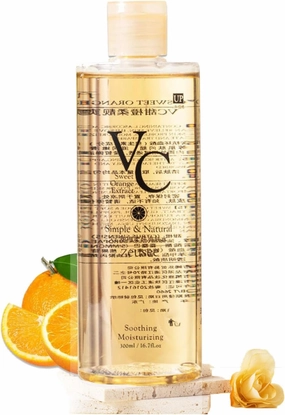 Vc Toner Intensive 𝐖𝐡𝐢𝐭𝐞𝐧𝐢𝐧𝐠, 300ml Vc Toner Moisturizing Vitamin C, Korean Refreshing Water Lotion for All Skin Types, Deeply Hydrate and Enhance Skin Elasticity (300ml)