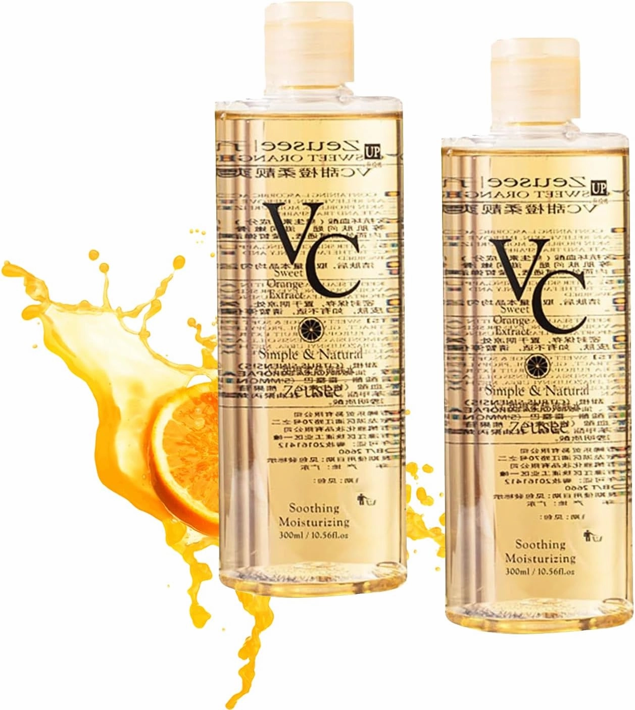 VC Toner Korean, VC Toner Intensive Brightening, VC Toners Moisturizing Vitamin C, Korean Glass Skin Vitamin C, Deeply Hydrate and Enhance Skin Elasticity, Minimizes Pores & Soothes Dry (2)