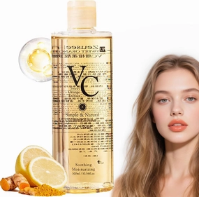 Vc Toner Korean, VcToner Intensive Whitening, Kniyea Vc Toner, VcSoothingToner, VcToner Vitamin C, VcToner Face,Vitamin C MoisturizingToner, Refreshing Hydrating Rejuvenating, (500ML)