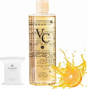 Vc Toner Refreshing,Vc Toner Korean,Deeply Moisturizing,Deep Moisturization, Skin-Soothing, Easy Absorption, Leaves Skin Hydrated and Radiant. 500ml, Suitable for Men and Women (1)