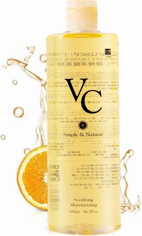 Vc Toner, Vc Toner Intensive Brightening, Refreshing Hydrating Rejuvenating Wet Compress Moisturizing Water Lotion, Refreshing Texture, Easy to Absorb, Leaving Skin Hydrated and Shiny (1)