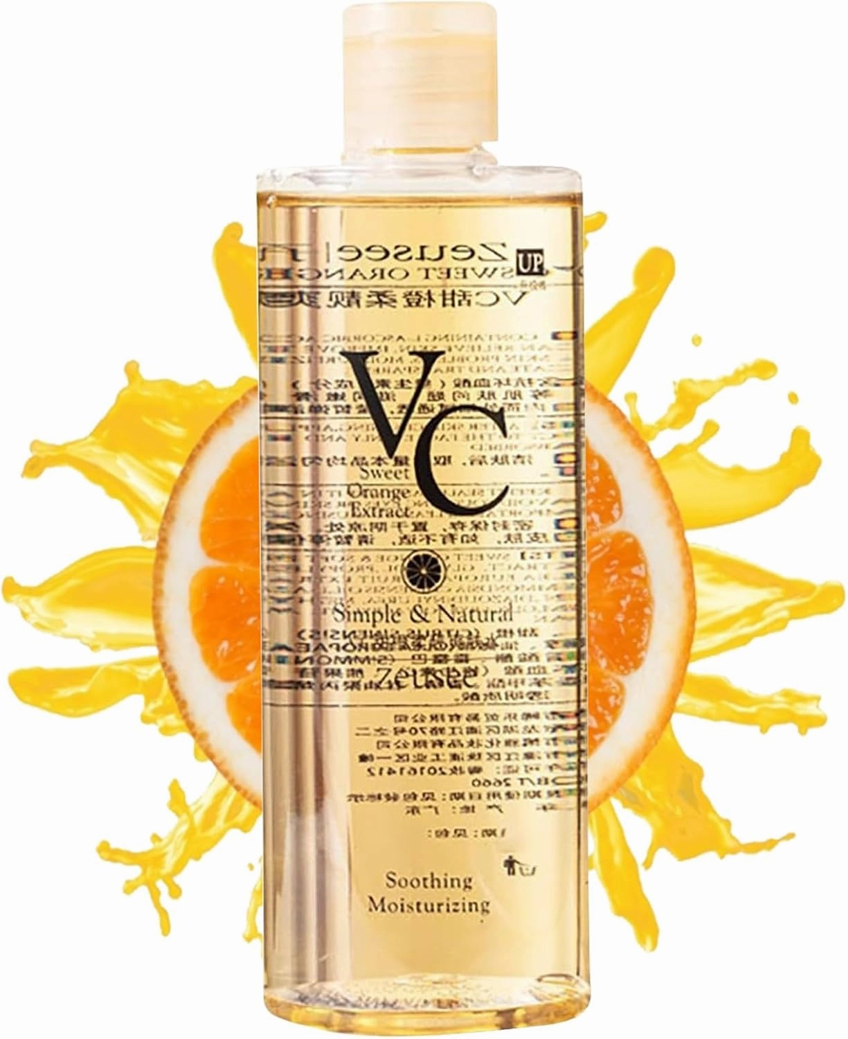 VC Toner, Vitamin C Moisturizing Tone, Hydrating Facial Toners, Refreshing Texture Easy to Absorb