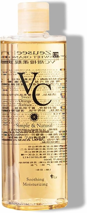 VC Toner, Vitamin C Moisturizing Toner, Hydrating Facial Toners, Refreshing Texture Easy to Absorb, with Hyaluronic & Centella Asiatica(300ml)
