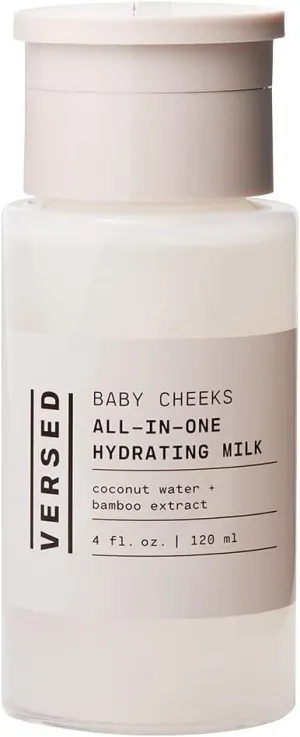 Versed Baby Cheeks Face Toner - Nourishing Amino Acids, Vitamins   Minerals to Gently Tone, Hydrate & Help Restore Skin’s Natural pH Balance - Vegan Face Toner (4 fl oz)