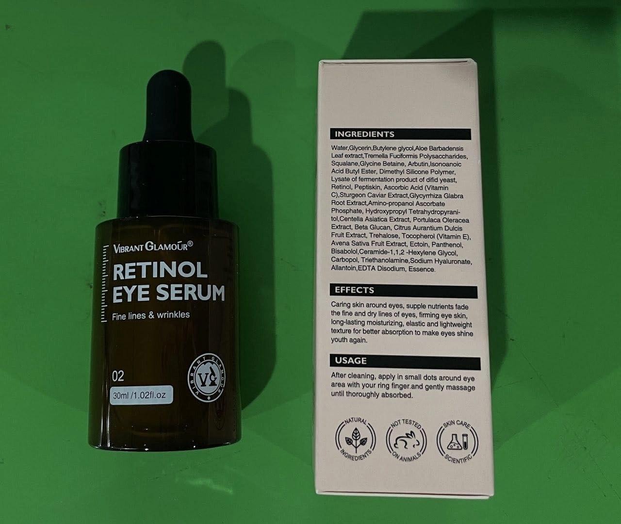 VibrantGlamour Retinol Set Face Cream Facial Serum Eye Serum Anti-Aging Anti-Wrinkle Facial Essence Renewing Skin Wrinkles Moisturizing Lotion (4, Set A)
