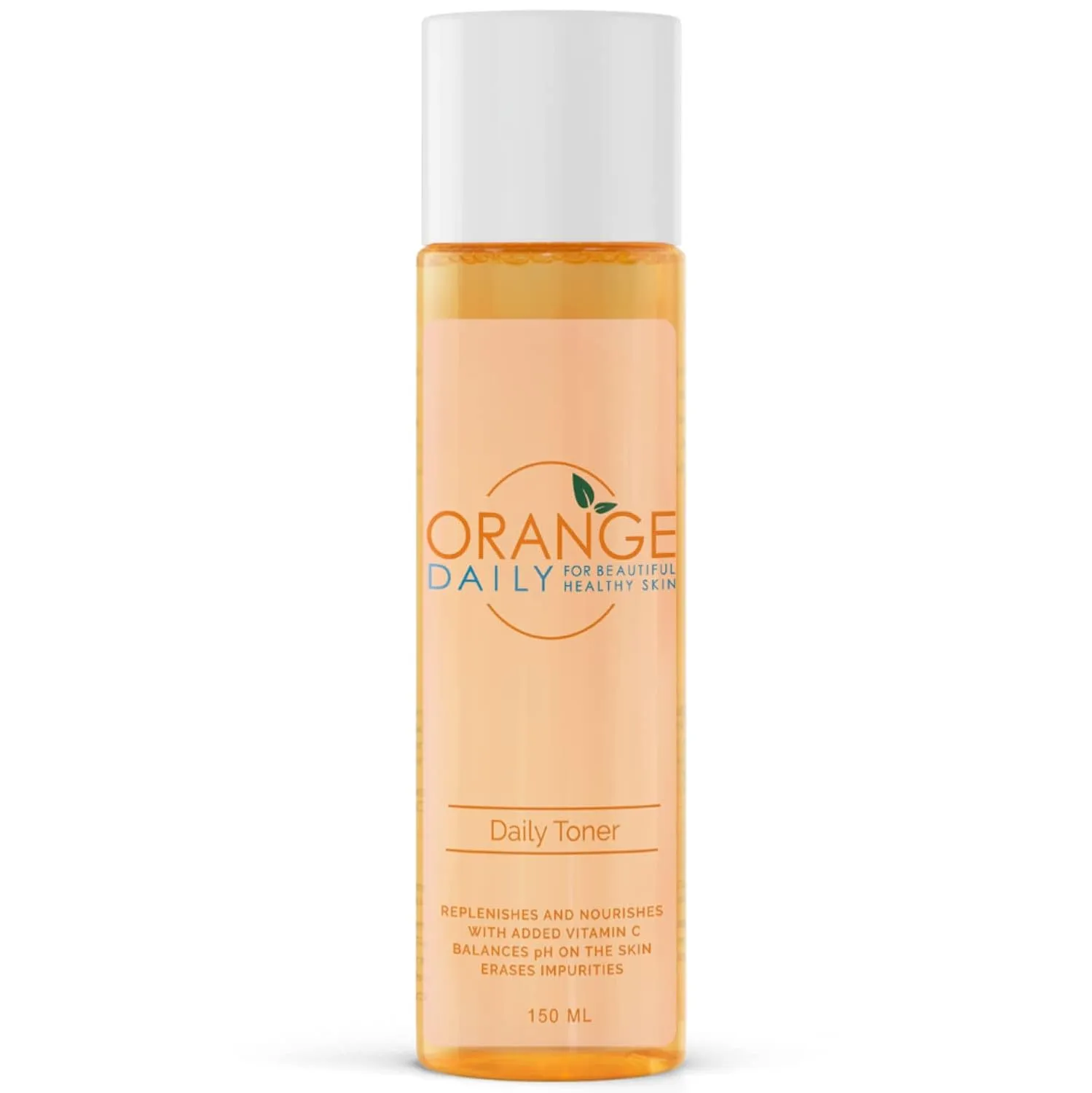 Vitamin C Daily Toner for Healthier Looking Skin, Alcohol Free and Enriched with Green Tea, Algae Extract and Willow Bark Extract, 150 ML