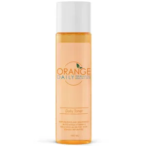 Vitamin C Daily Toner for Healthier Looking Skin, Alcohol Free and Enriched with Green Tea, Algae Extract and Willow Bark Extract, 150 ML