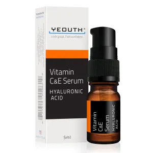 Vitamin C Serum for Face with Hyaluronic Acid, Anti Aging Serum for Wrinkles & Dark Spot, Facial Serum for Men & Face Serum for Women, Anti Aging Skin Care Products by YEOUTH