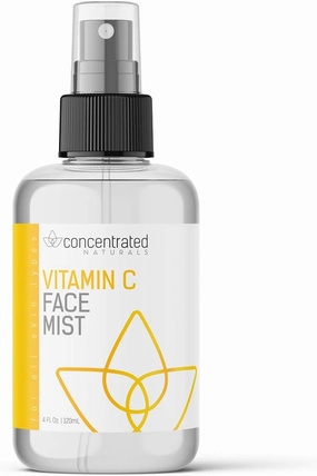 Vitamin C Glow Hydrating Anti-Aging Face Mist w/Actives | Vita C, Niacinamide, Collagen, Peptides and Retinol | Refreshes & Brightens Complexion | 4 fl oz, 120 ml