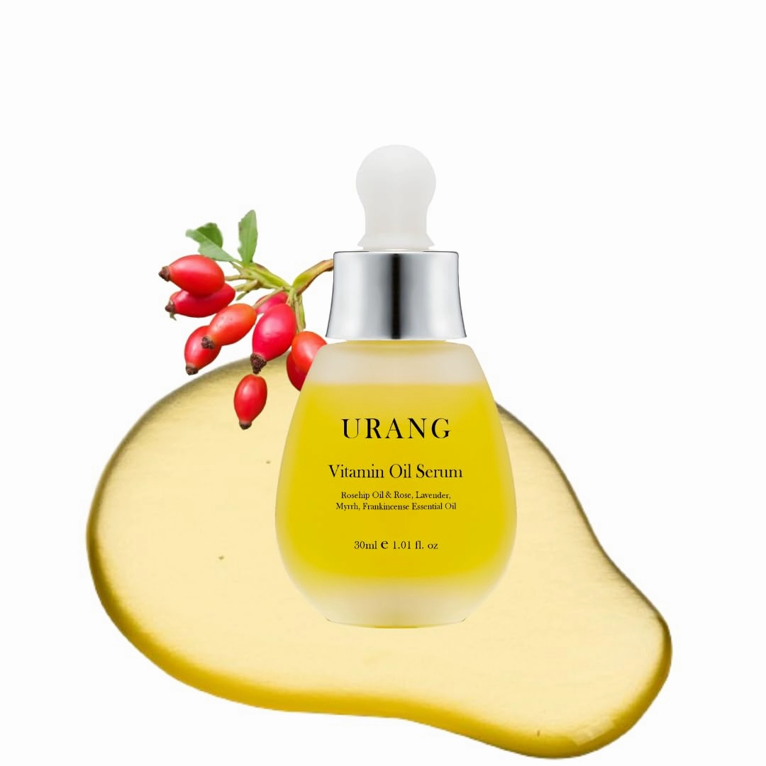 Vitamin Oil Serum | Cosmos Organic Certified | Contains Rosehip Oil, & Rose, Lavender Essential Oil | Replenish Vibrancy & Elasticity | Natural Skin Care | 1.01 Fl oz