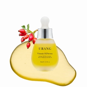 Vitamin Oil Serum | Cosmos Organic Certified | Contains Rosehip Oil, & Rose, Lavender Essential Oil | Replenish Vibrancy & Elasticity | Natural Skin Care | 1.01 Fl oz