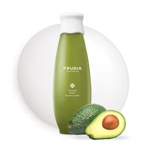 WELCOS FRUDIA Avocado Relief Essence Toner | Calming Face Toner w/Avocado Extract, Centella Asiatica Extract & MadecassosideX4 | Korean Skin Care for Sensitive Skin (6.59 fl oz)