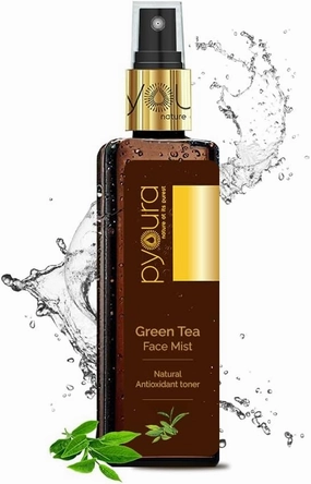 WF Natural Anti-oxidant Green Tea Toner Mist, Garden Fresh Toner for Youthful Skin, Helps Fight Skin Pathogens, Sun Protection, Hydrating Natural Face Serum, for Oily Dry Combination Skin, 50 ml