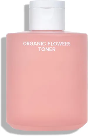 Whamisa Organic Fermented Flower Deep Rich Toner, 97.4% Organic, Facial Toner, Essence, Damask Rose Flower Oil, Waterless Formula, Postbiotics, Hydrating, Moisturizing (200ml)