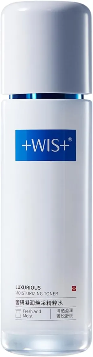  WIS  Luxurious Hydrating Collagen Booster Toner with Bosonine and Hyaluronic Acid for Dry, Pores and Uneven Skin to Deep Moisturizing, Pore Minimizing, Soothing and Firming(4 fl.oz/120 ml)