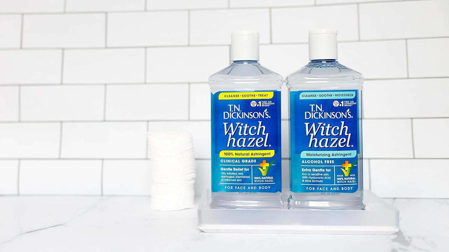 Witch Hazel Alcohol-Free Moisturizing Astringent, Made with 100% Natural Witch Hazel 16 Oz