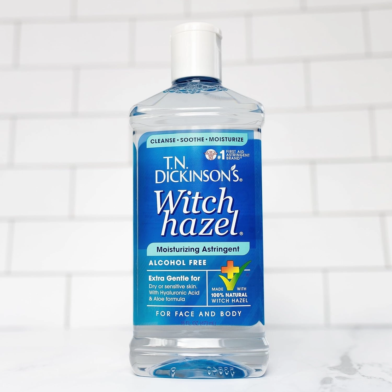 Witch Hazel Alcohol-Free Moisturizing Astringent, Made with 100% Natural Witch Hazel 16 Oz
