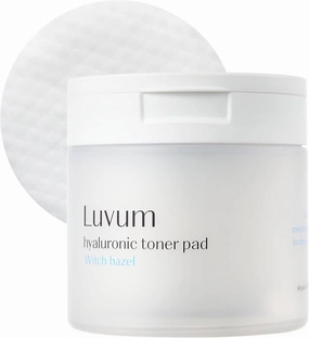 Witch Hazel Hyaluronic Toner Pad, Witch Hazel, Hyaluronic Acid, pH 5.5, 60 Pads