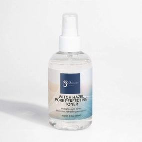 Witch Hazel Pore Perfecting Toner – Clarifying Face Toner with Hyaluronic Acid – Refines Pores, Hydrates & Balances – Alcohol-Free & Gentle – For All Skin Types – 4oz