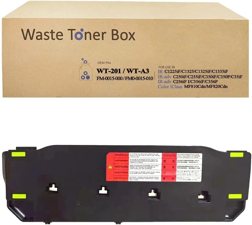 WT-201 Waste Toner Box Replacement for Canon WT-201 WT-A3 FM0-0015-000 FM0-0015-010 9549B002AA for imageRUNNER Advance C250 C255 C256iF II for iClass MF810Cdn Printer